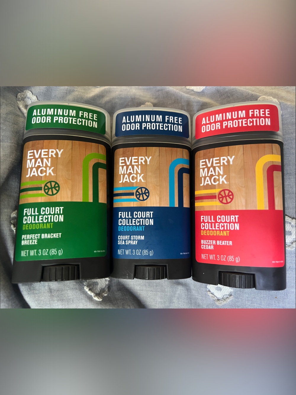 Every Man Jack 3 pack new deodorants